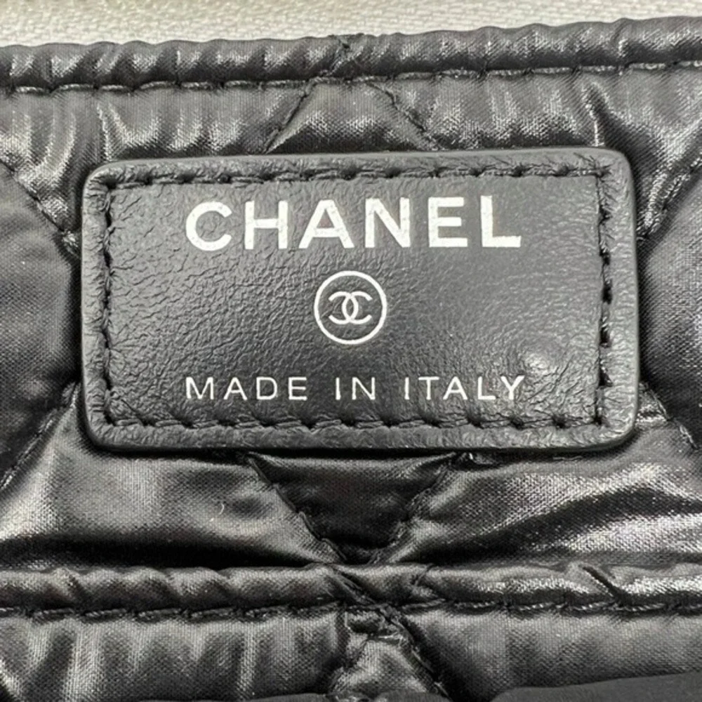 Chanel Silver Lambskin Clutch Keyboard Robot‎ Charm Karl Lagerfeld 2017 Bag
